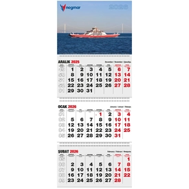 Klasik Taslama Gemici Takvim